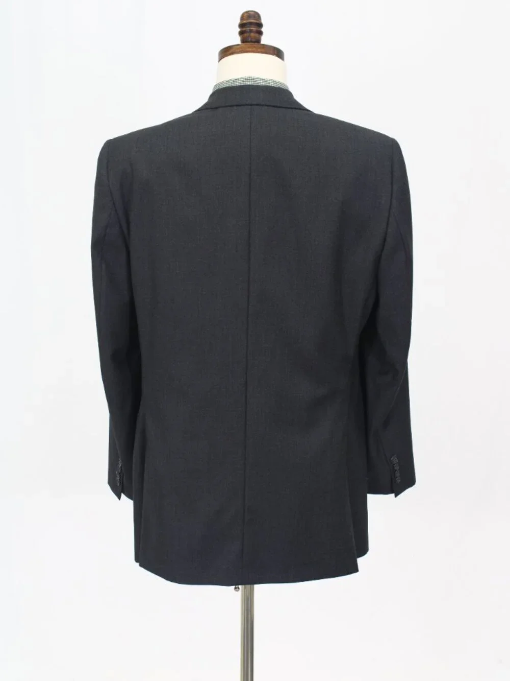 Jack Victor 40R 34x28 Gray Full Suit 2-Button Solid R972